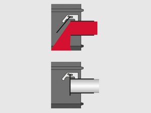 METRO G: Material inlet flaps