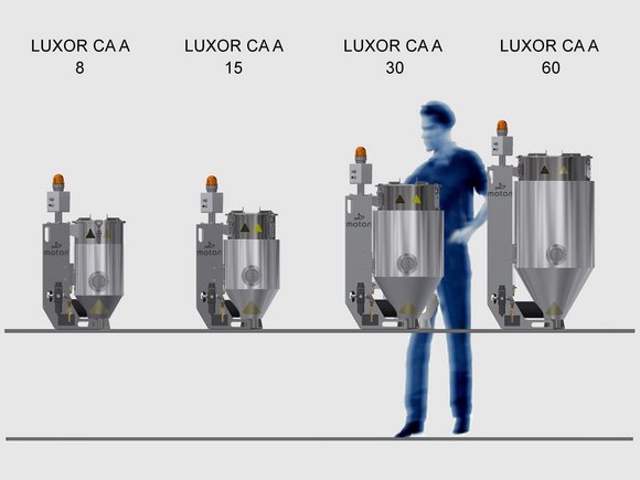 LUXOR CA A (8-60l): Costruzione compatta