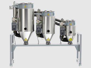 sDRY 40/80 mit sDRYBIN S 15-250: Trichter-Design