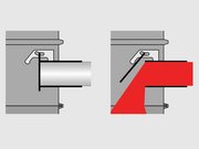 METRO G: Material inlet flaps